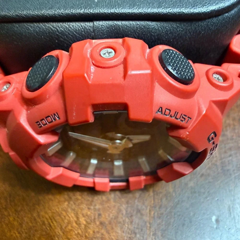 Casio G-Shock GA-700 Red Resin Analog Digital Sport Watch 5522 GA-700-4A